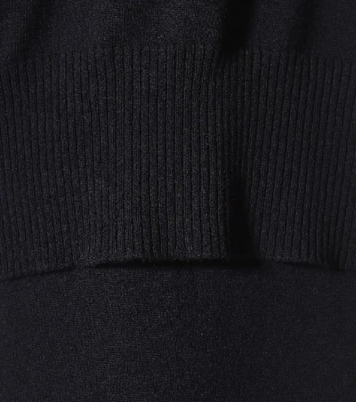 Shop Jil Sander Wool And Cashmere Sweater Dress In Blue