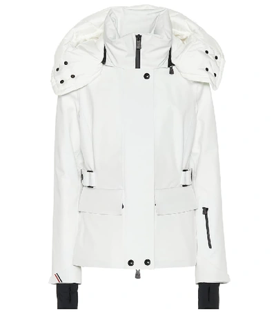 Shop Moncler Entova Down Ski Jacket In White