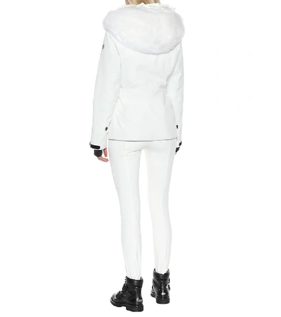 Shop Moncler Entova Down Ski Jacket In White