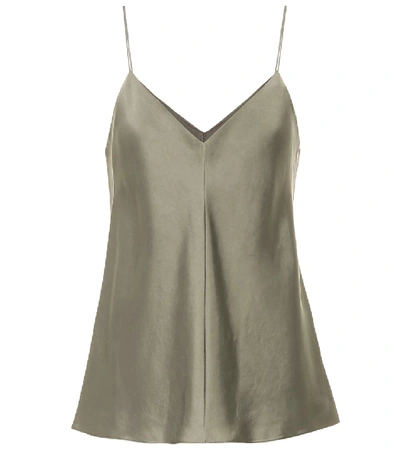 Shop The Row Eda Satin Camisole In Green