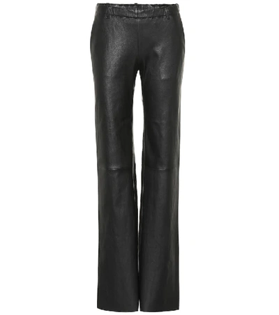 Shop Stouls Oswald Leather Pants In Black