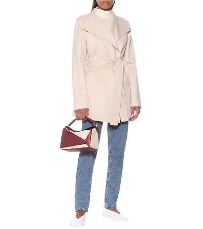 Shop Joseph Lima Wool And Cashmere Jacket In Pink