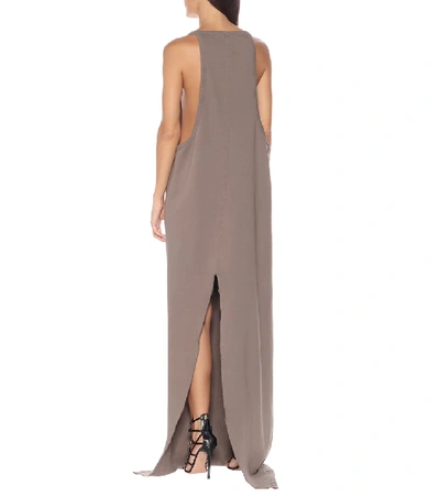 Shop Rick Owens Drkshdw Cotton Maxi Dress In Beige