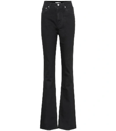 Shop Helmut Lang High-rise Bootcut Jeans In Black
