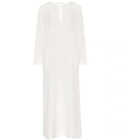 Shop Agnona Wool And Cashmere Kaftan In White