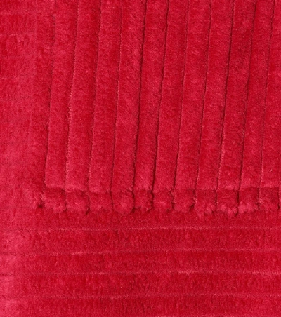 Shop Acne Studios Corduroy Cotton Trench Coat In Pink