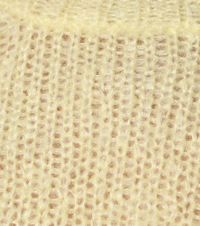 Shop Isabel Marant Idona Mohair-blend Sweater In Yellow