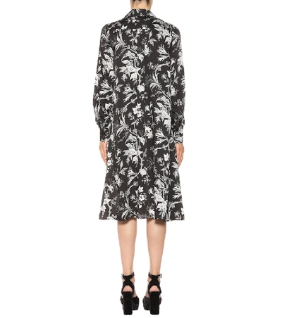 Shop Mcq By Alexander Mcqueen Floral-printed Dress In Black