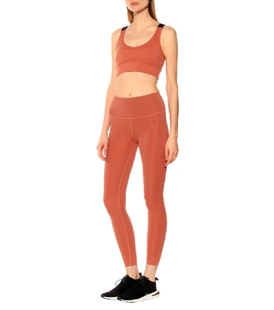 Shop Varley Edris Sports Bra In Brown