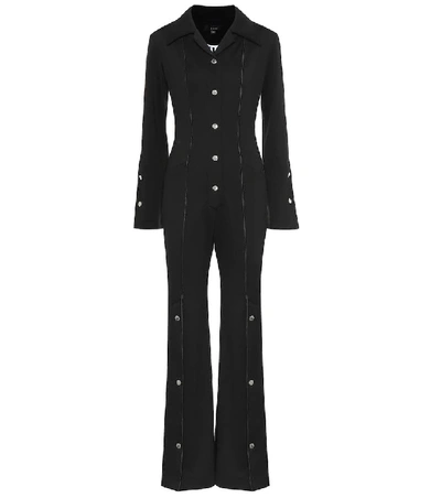 Shop Ellery Alexito Stretch-jersey Jumpsuit In Black