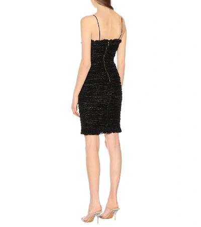 Shop Rebecca Vallance Laurent Ruched Minidress In Black