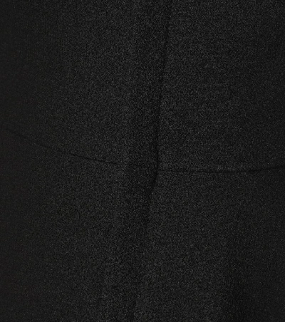 Shop Roland Mouret Noto Wool-crêpe Jacket In Black