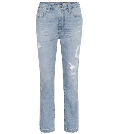 Shop Ag Isabelle High-rise Straight Jeans In Blue