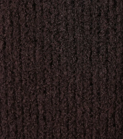 Shop Bottega Veneta Wool-blend Cardigan In Brown