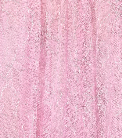 Shop Valentino Tulle Skirt In Pink