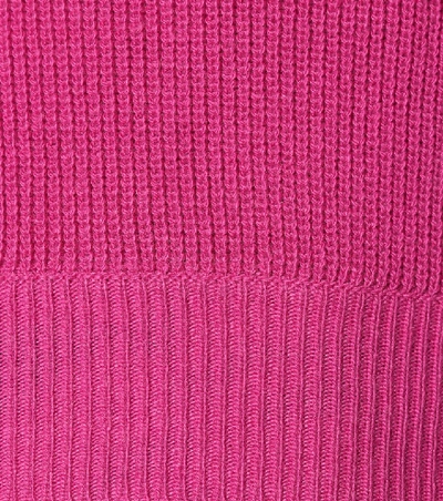 Shop Valentino Cashmere And Wool Sweater In Pink