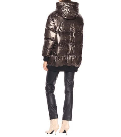 Shop Moncler Verdier Down Jacket In Silver