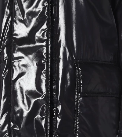 Shop Givenchy Nylon Puffer Coat In Black