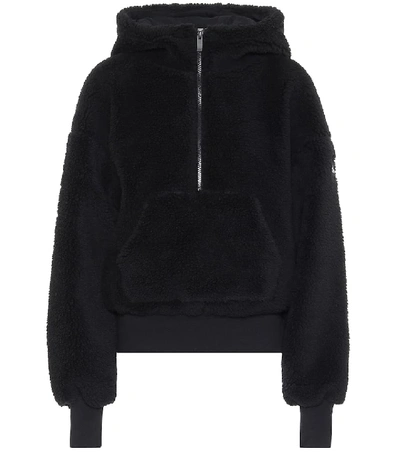 Shop Alo Yoga Streetside Sherpa Hoodie In Black