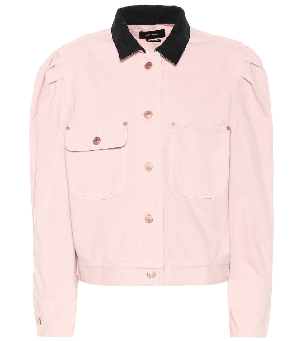 isabel marant pink denim jacket