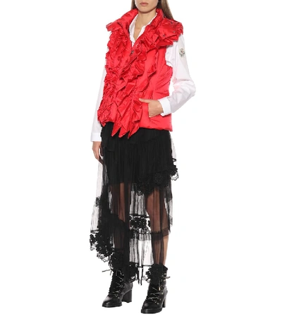 Shop Moncler Genius 4 Moncler Simone Rocha Down Vest In Red