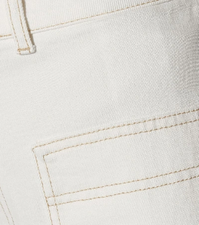 Shop Stella Mccartney High-rise Straight-leg Jeans In White
