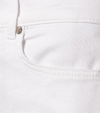 Shop 7 For All Mankind The Straight High-rise Jeans In White