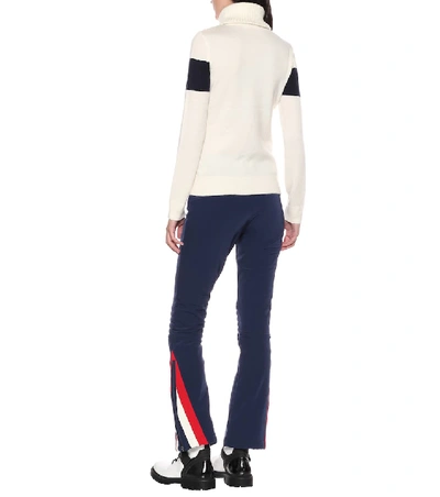 Shop Perfect Moment Ski Ii Merino Wool Sweater In White