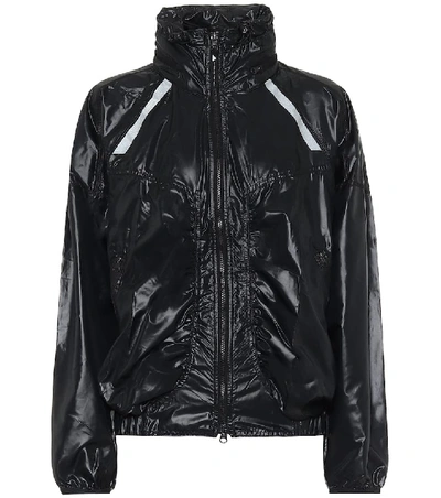 Shop Adidas By Stella Mccartney Rain Jacket In Black