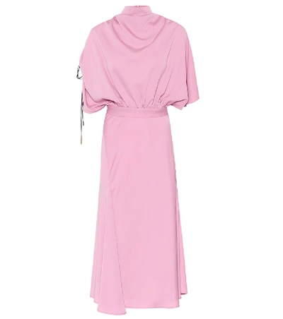 Shop Ellery Soul Driver Midi Dress In Pink