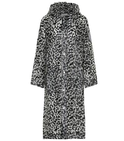 Shop Proenza Schouler Pswl Printed Raincoat In Black