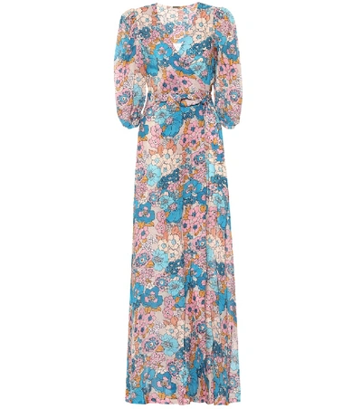 Shop Dodo Bar Or Floral Cotton Maxi Dress In Multicoloured