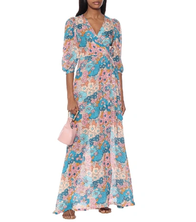 Shop Dodo Bar Or Floral Cotton Maxi Dress In Multicoloured