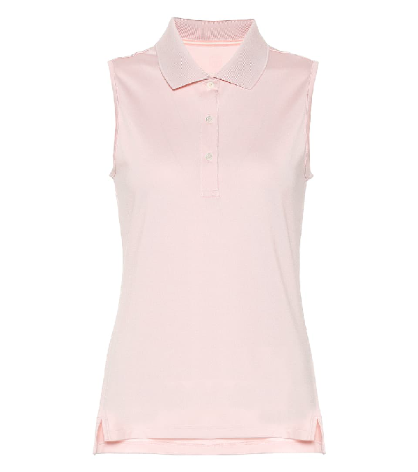 cotton sleeveless polo shirt
