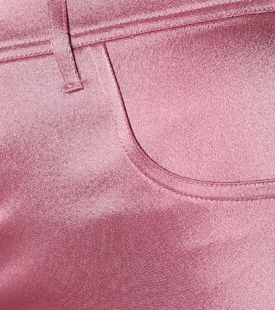 Shop Nanushka Marfa High-rise Wide-leg Pants In Pink