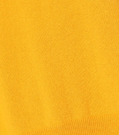 Shop Dorothee Schumacher Confident Grace Cashmere Sweater In Yellow