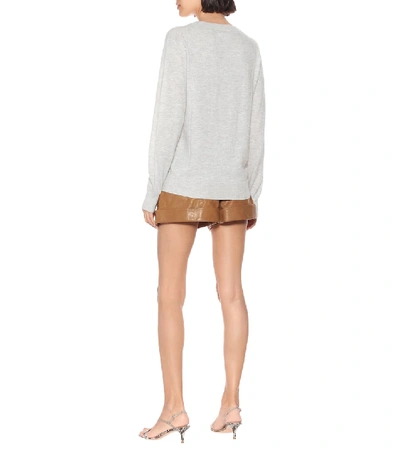 Shop Isabel Marant Étoile Blizzy Alpaca And Wool-blend Sweater In Grey