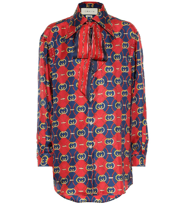 gucci printed shirt
