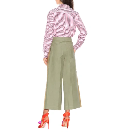 Shop Rejina Pyo Brodie High-rise Wide-leg Pants In Beige