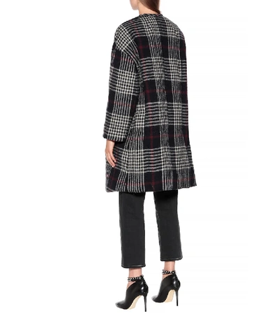 Shop Isabel Marant Harrison Reversible Wool Coat In Blue