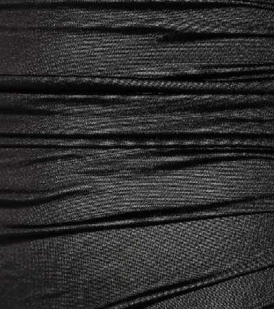 Shop Max Mara Leisure Bimba One-shoulder Swimsuit In Black
