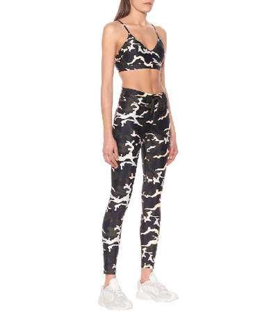 Shop The Upside Camo 54 Yoga Leggings In Blue