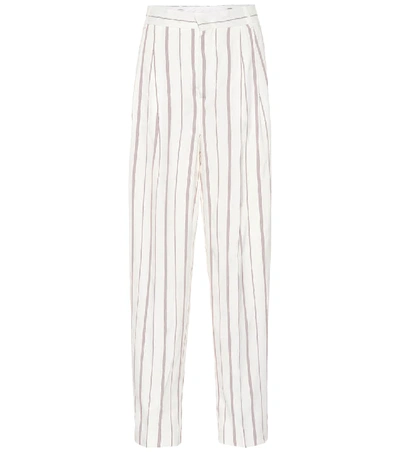 Shop Joseph Linn Striped Pants In White