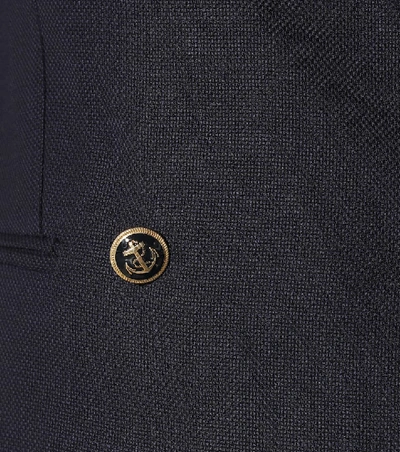 Shop Giuliva Heritage Collection The Stella Wool Blazer In Blue