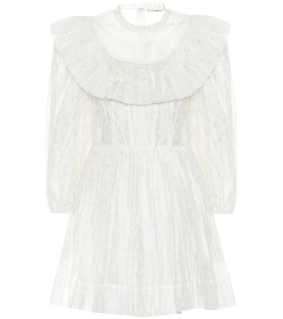 Shop Ulla Johnson Whitely Cotton And Silk Minidress