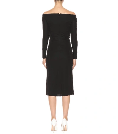 Shop Altuzarra Imogene Long-sleeved Dress In Black