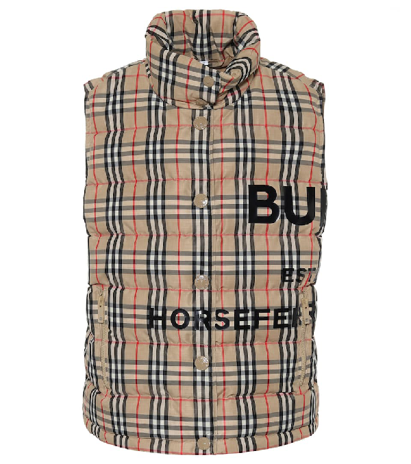 burberry puffer vest