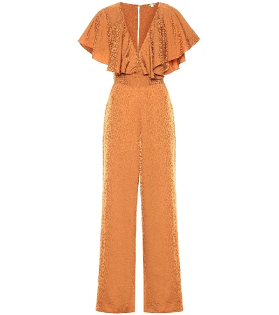 Shop Johanna Ortiz Poetry In Motion Jacquard Jumpsuit In Brown