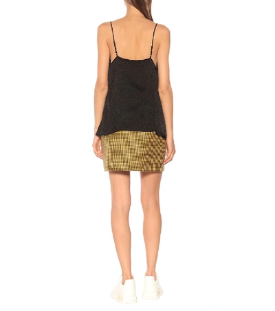 Shop Racil Bettina Leopard-jacquard Camisole In Black