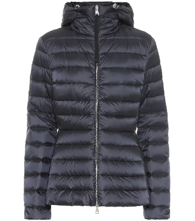 Shop Moncler Amethyste Quilted Down Jacket In Blue